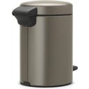 Brabantia NewIcon Pedaalemmer, 3 Liter - Platinum