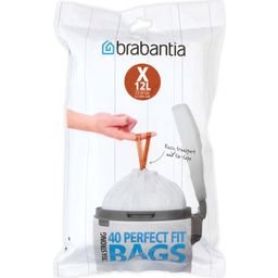 PerfectFit Bin Liner for the Bo Touch Bin - Dispenser Pack - 12L (X) - 40 pieces