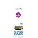 Brabantia PerfectFit - Sacchetti Biodegradabili - 10-12 L (C) - 10 pz. per rotolo