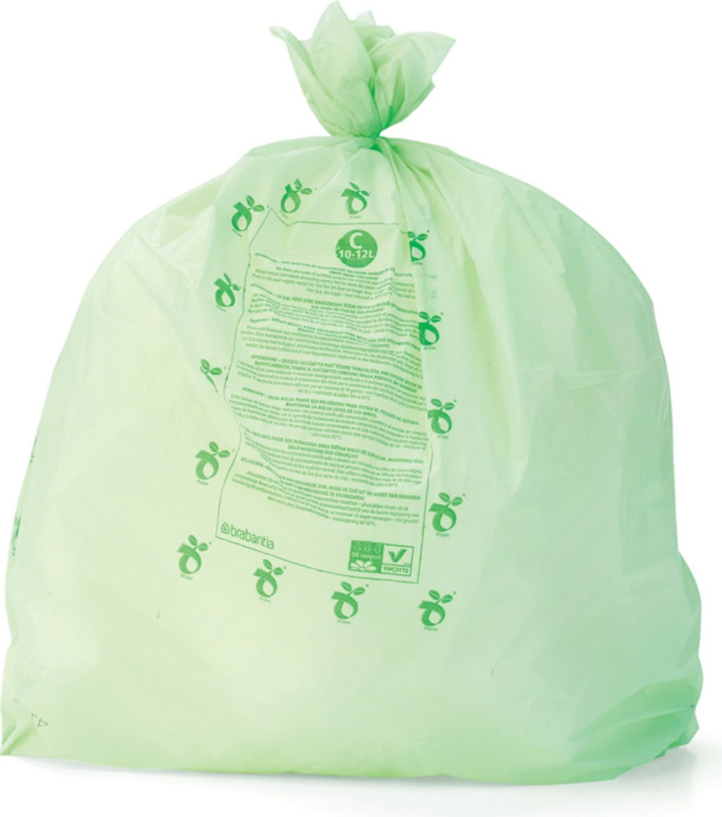 Brabantia PerfectFit Bin Liners - Biodegradable - 10-12L (C) - 10 Pieces per Roll