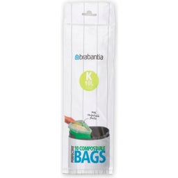 Brabantia PerfectFit - Sacchetti Biodegradabili - 10 L (K) - 10 pz. per rotolo