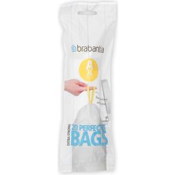 Brabantia PerfectFit Bin Liners - In A Roll - 3L (A) - Pack of 12