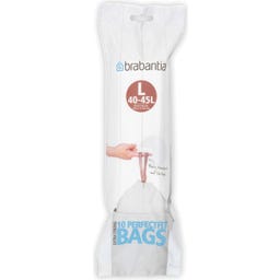 Brabantia PerfectFit Bin Liners - In A Roll - 45L (L) - 10 Pieces