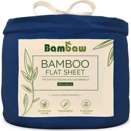 Bambaw Cozy Bambus Leintuch - 240x290 - Blue Navy