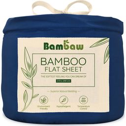 Bambaw Cozy Drap en Bambou - 270 x 290 cm - Blue Navy