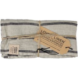 Lovely Linen Misty Napkin, Set of 4 - Stripes