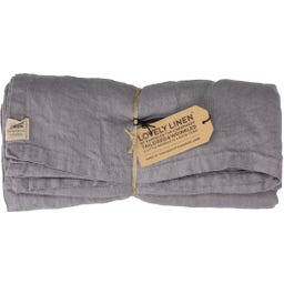 Lovely Linen Nappe Misty 145x250 - Misty Grey