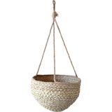 Chic Antique Woven Hanging Basket 