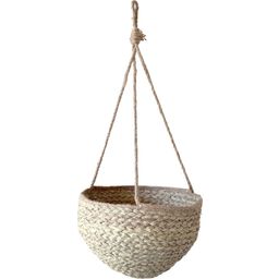 Chic Antique Woven Hanging Basket  - 30 cm