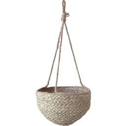 Chic Antique Woven Hanging Basket  - 27 cm