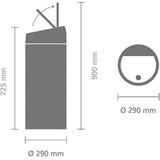 Brabantia Touch Bin New, 30 Liter