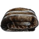 Star Home Zobel - Faux Fur Throw - Mottled brown