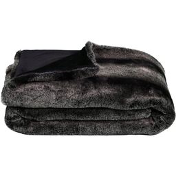 Star Home Rion - Faux Fur Throw - Black