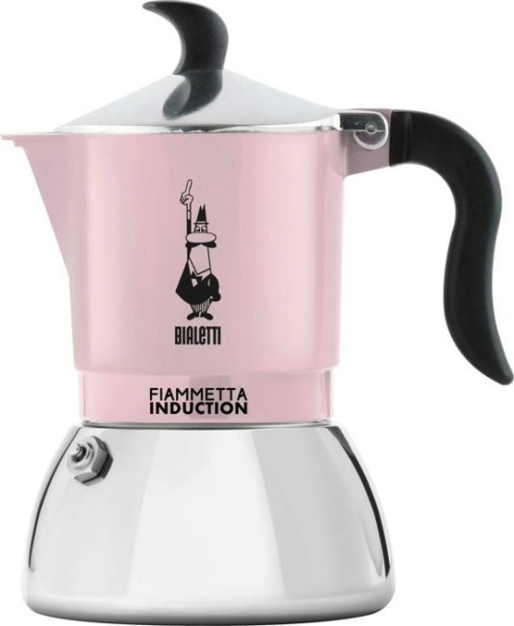 Bialetti Primavera Fiammetta Induction, 4 Cups - Pink