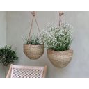 Chic Antique Woven Hanging Basket  - 30 cm