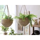 Chic Antique Woven Hanging Basket  - 30 cm