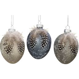 Boltze Hanging Ornament Egg & Feather