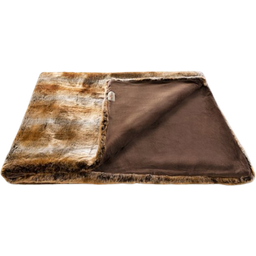 Star Home Zobel - Faux Fur Throw - Mottled brown