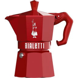 Bialetti Exclusive Moka Express Rot - 3 Tassen