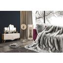 Star Home Phoenix - Faux Fur Throw - Silver