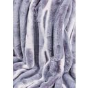 Star Home Chinchilla - Faux Fur Throw - Silver