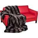 Star Home Rion - Faux Fur Throw - Black