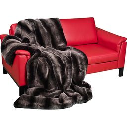 Star Home Rion - Faux Fur Throw - Black