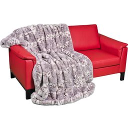 Star Home Irbis - Faux Fur Throw - Grey-white