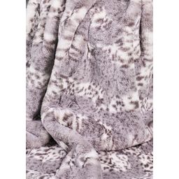 Star Home Irbis - Faux Fur Throw - Grey-white