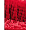 Star Home Cozy Faux Fur Throw - Red