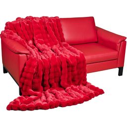 Star Home Pelliccia Sintetica - Cozy - Rosso