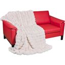 Star Home Cozy Faux Fur Throw - Cream