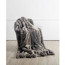 Star Home Jackal - Faux Fur Throw - Mottled grey