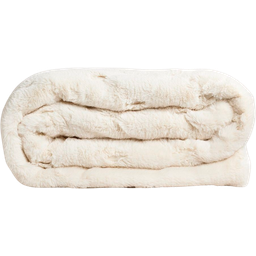 Star Home Rhombus - Faux Fur Throw - Cream