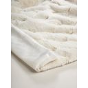 Star Home Rhombus - Faux Fur Throw - Cream