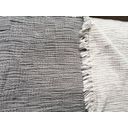 Star Home Muslin Throw - Nice - Anthracite