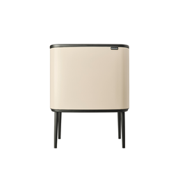 Bo Touch Bin - Pattumiera 36 L con Inserto in Plastica - Soft Beige