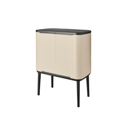 Bo Touch Bin - Pattumiera 36 L con Inserto in Plastica - Soft Beige