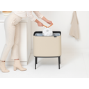 Brabantia Bo Touch Bin 3x11 L con 3 compartimentos - Soft Beige
