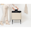 Brabantia Bo Touch Bin 3x11 L con 3 compartimentos - Soft Beige