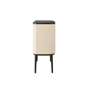 Brabantia Bo Touch Bin 3x11 L con 3 compartimentos - Soft Beige