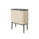 Brabantia Bo Touch Bin 3x11 L con 3 compartimentos - Soft Beige