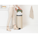 Newicon 30 L Pedal Bin with a Plastic Liner - Soft Beige