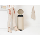 Newicon 30 L Pedal Bin with a Plastic Liner - Soft Beige