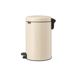 Newicon 12 L Pedal Bin with Plastic Liner - Soft Beige