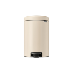 Newicon 12 L Pedal Bin with Plastic Liner - Soft Beige