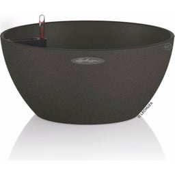 Lechuza CUBETO Stone 30 Planter - Graphite Black