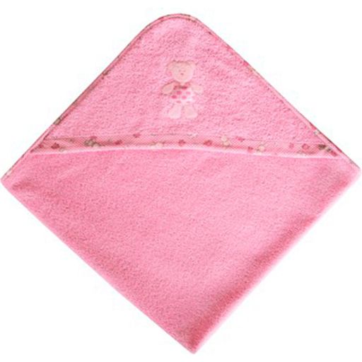 Framsohn Handduk med huva för barn - Rosa