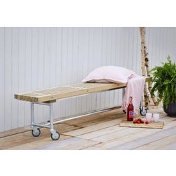 PLUS A/S Urban Slatted Bench 220x36 cm - 1 item