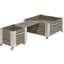 PLUS A/S Cubic Seat with Flower box Set - 1 set